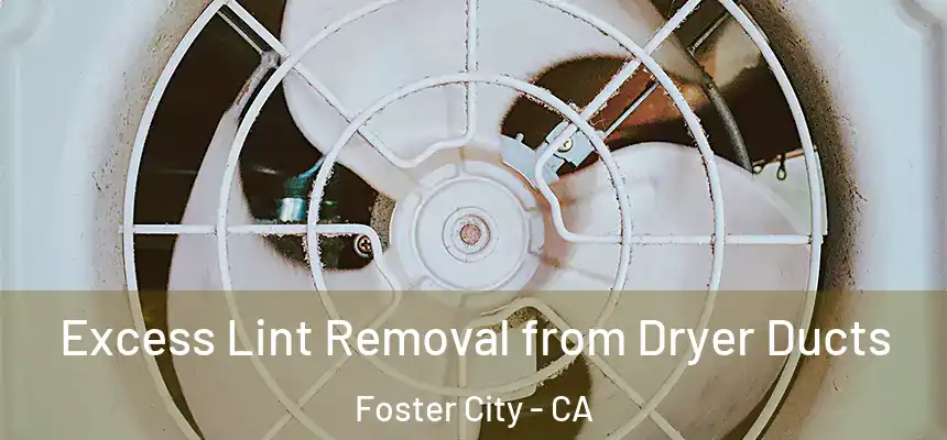 Excess Lint Removal from Dryer Ducts Foster City - CA